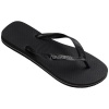 HAVAIANAS TOP RUBBER LOGO FILETE BLACK