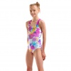 G ARENA SPRAYING SWIMSUIT SWIM PRO BACK 815-WHITE MULTI-VERY FUCHSIA