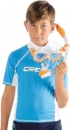 CRESSI SUB RASH GUARD JR M/CORTA BLU Y 10-11