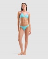 WOMEN'S TEAM SWIM TOP TIE BACK SOLID 899-WATER-VERY FUCHSIA